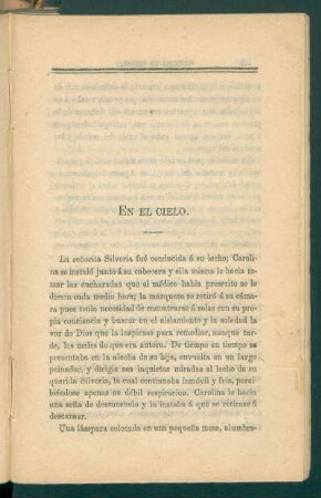 En el cielo.