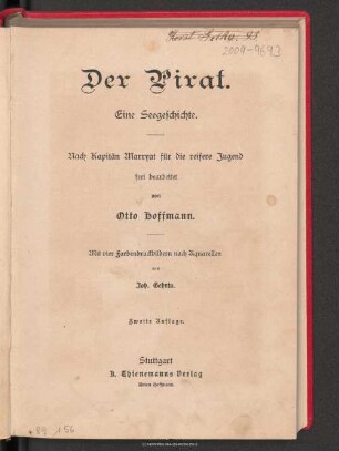 Der Pirat : eine Seegeschichte