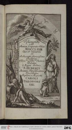 Ephemerides ad annum a reparata Salute MDCCLXVIII
