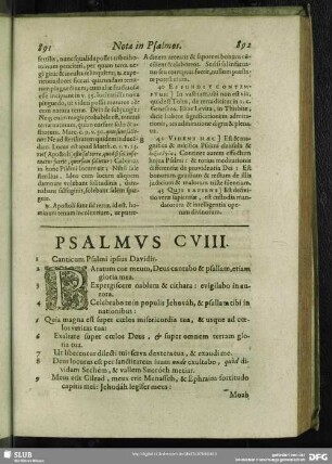 Psalmus CVIII.[i.e. CVII.]