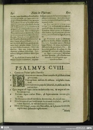 Psalmus CVIII.[i.e. CVII.]