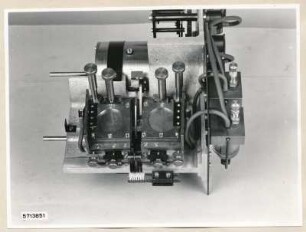 Undulator-Winkel von schräg oben, Foto 1957