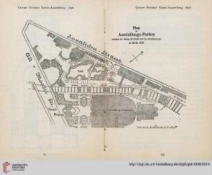 Plan des Ausstellungs-Parkes