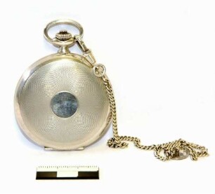 Taschenuhr für 25-jährige treue Mitarbeit von der Bergbau-AG Lothringen