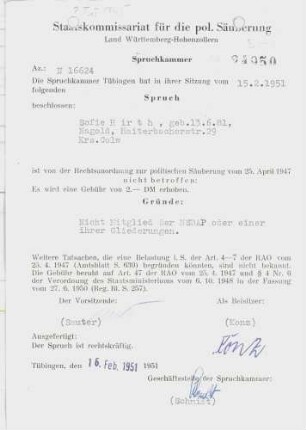 Hirth, Sofie