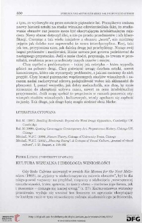 17: Kultura wizualna i ideologia wzniosłości