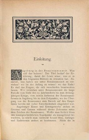 Augsburg in der Renaissancezeit