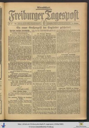 25.10.1918 (Abendblatt)