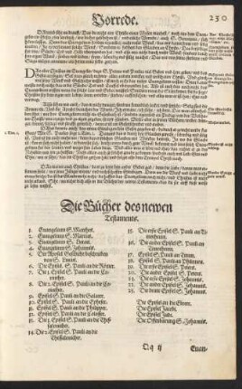 Die Bücher des newen Testaments.