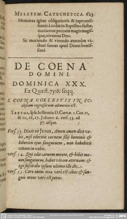 Dominica XXX. Ex. Quaest. 75. & seqq.