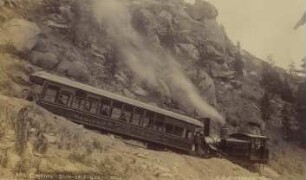 Manitou and Pike’s Peak Railway (M. & P.P.R.R.) - Climbing Son-of-a-Gun Hill