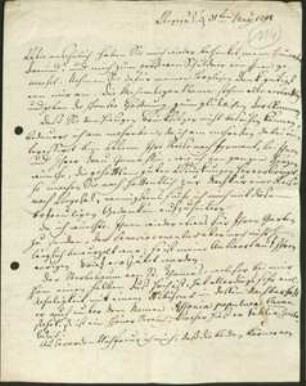 Brief von Albrecht Wilhelm Roth an Friedrich Julius Voigt