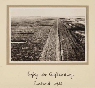 Westküste Landgewinnung - Auflandung 1932