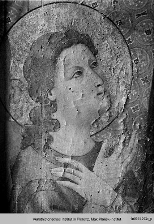Maestà mit den heiligen Paulus und Petrus Coelestin von