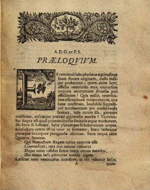 Dissertatio Medico-Practica Inavgvralis De Doloribvs Ventricvli