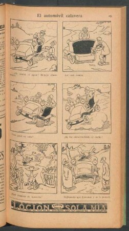 El automóvil calavera - [Cómic]