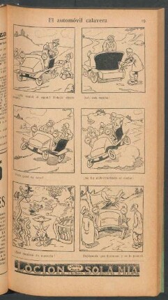 El automóvil calavera - [Cómic]