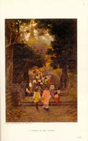 A pagoda in the jungle