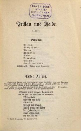 Gesammelte Schriften und Dichtungen, 7