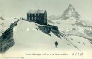 Das "Hôtel Gornergrat" und der Cervin