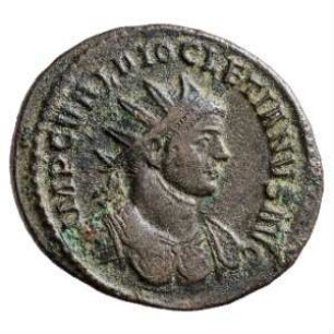Münze, Antoninian, 292 n. Chr.