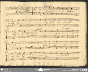 No. 11 Duetto: "Lebhaft und von leichtem Blut"