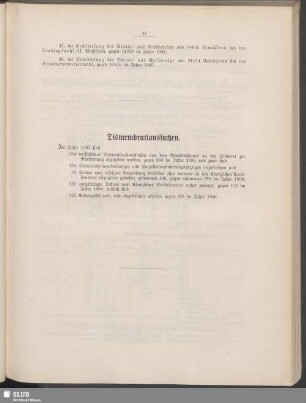 Dismembrationssachen