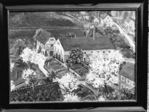Triebischtal-Semmelsberg. Grundmühle, Ansicht, Gemälde (im Besitz der Eigentümer der Grundmühle)