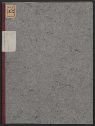 Sinfonia. a Violino I. Violino II. Viola. Basso. con Violoncello obl. Due Oboe, Fagotti, Flauto, due Corni Trombe, é Tympani ad Libitum. Da Sigr. Francesco Gleissner