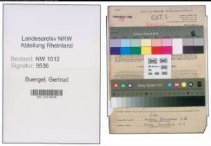 Entnazifizierung Gertrud Buergel , geb. 24.08.1921 ()