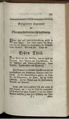 Ersten Theil.
