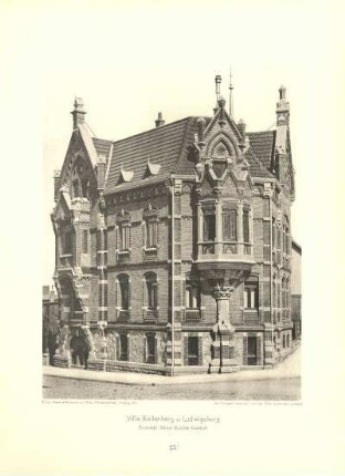 Tafel 25. Villa Kallenberg in Ludwigsburg. Architekt: Albert Bauder