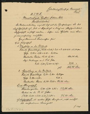 Umbau eines Landhauses Monatskonkurrenz Februar 1933: Erläuterungsbericht, 2 S.