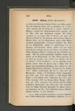 3747. Sillem [Silm] (Hieronymus)