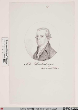 Bildnis Johann Georg Albrechtsberger