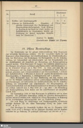 18. Offene Armenpflege