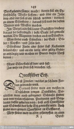 Quecksilber Ertz.