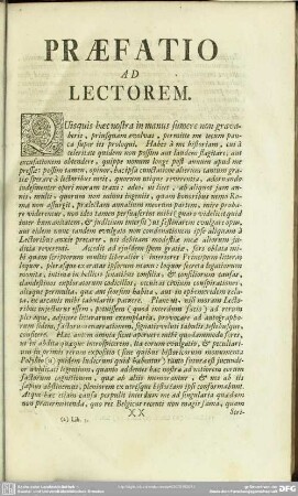 Praefatio Ad Lectorem