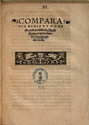 Comparatio regis et monachi