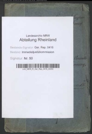 Institut der Advokaten und Anwälte, ihre Vereinigung oder Trennung.