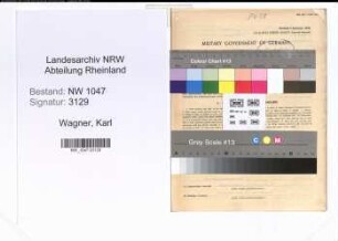 Entnazifizierung Karl Wagner , geb. 17.11.1912 (Polizeibeamter)