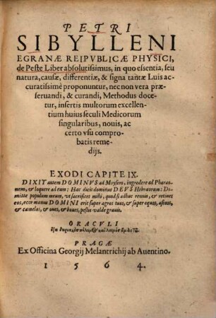 De peste liber
