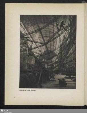 Gerippe des "Graf Zeppelin"