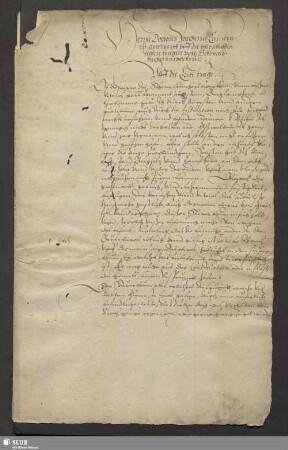 [Faszikel 1:] Herrn Doctoris Joachimi Camerarij [Joachim Camerarius d. J., 1534-1598] antwortt vff die vberschickten sieben fragen von Schwalbacher sawerbrun.