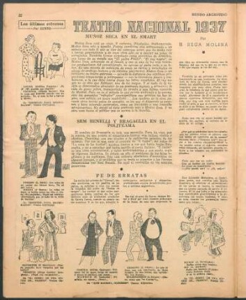 Sem Benelli y Bragaglia en el Politeama