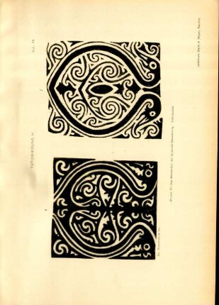 Taf. 89. Tätowierung H. Muster für das Mittelstück der Schenkeltätowierung. Uma-Luhat