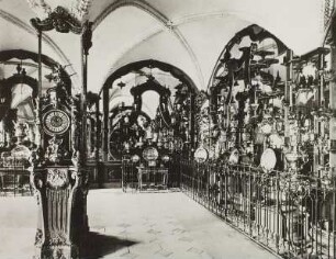 Silberzimmer im Grünen Gewölbe : Dresden, Residenzschloss, Inneres, Westflügel, Grünes Gewölbe, Silberzimmer, Nordostecke