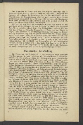 Barbarischer Strafvollzug
