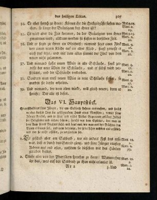 305-313, Das VI. Hauptstueck