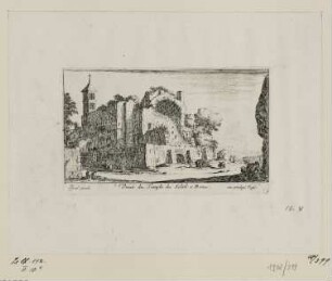 Veuë du Temple du Soleil a Rome, aus: "Ansichten aus Italien"